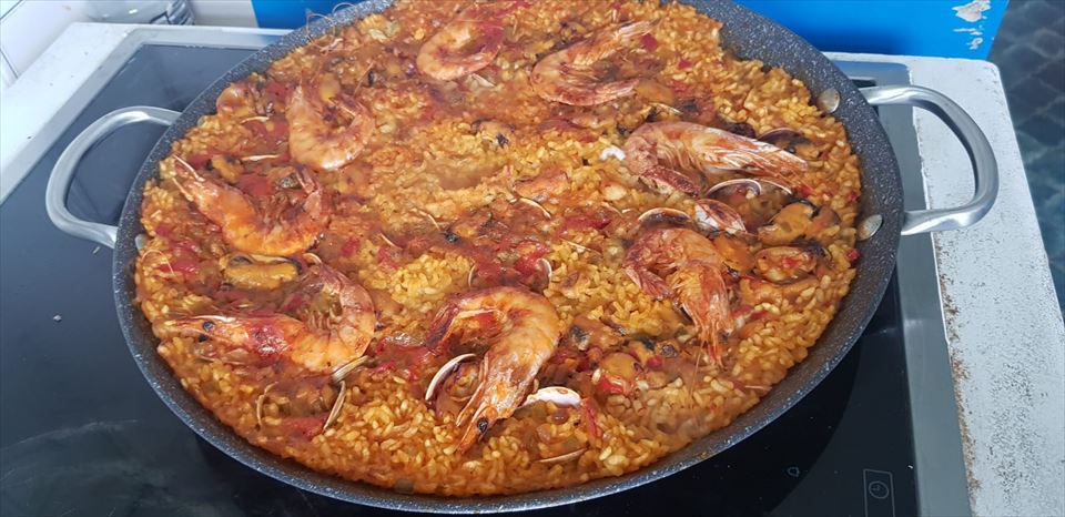 Paella de marisco