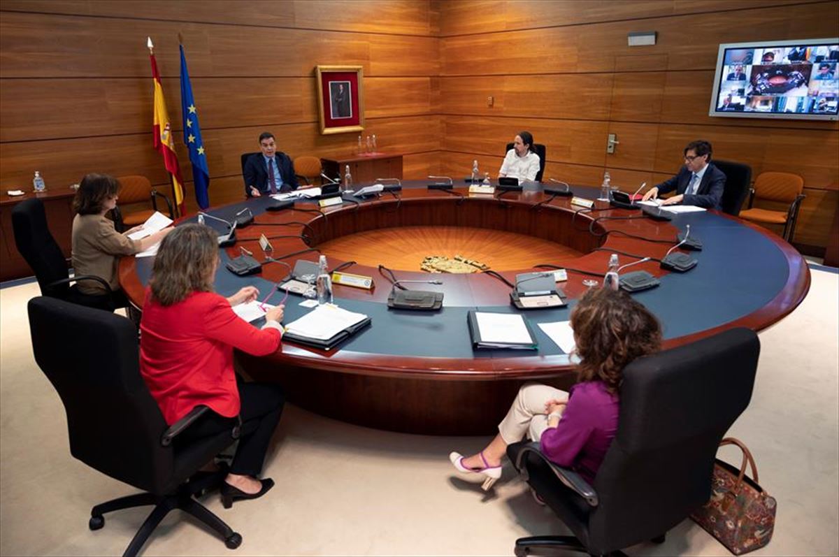 Espainiako Gobernua Ministroen Kontseilua. Irudia: EFE