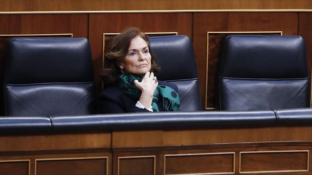 Carmen Calvo Espainiako Gobernuko presidenteordea