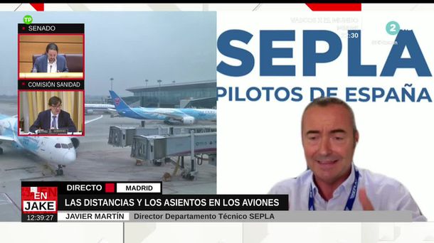 "En un avión cada 3 minutos respiramos un aire nuevo, filtrado y sin microbios"