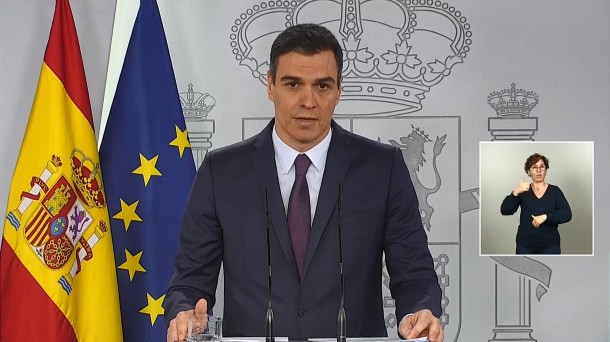 El presidente del gobierno, Pedro Sánchez