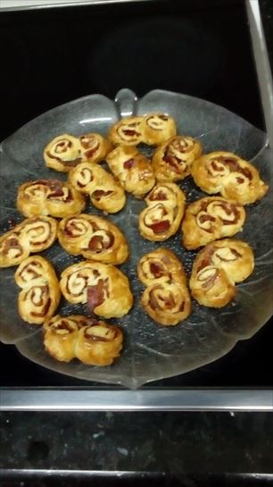 Palmeritas de jamón