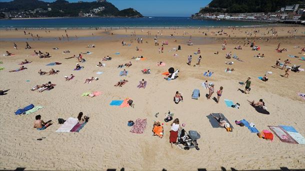 Imagen de la playa de la Concha