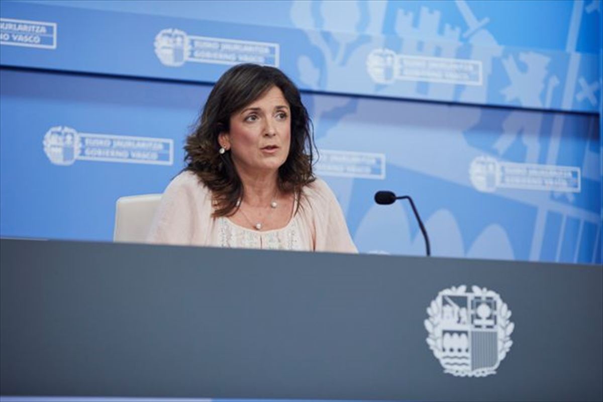 Beatriz Artolazabal, consejera de Empleo y Políticas Sociales. Foto: Gobierno Vasco