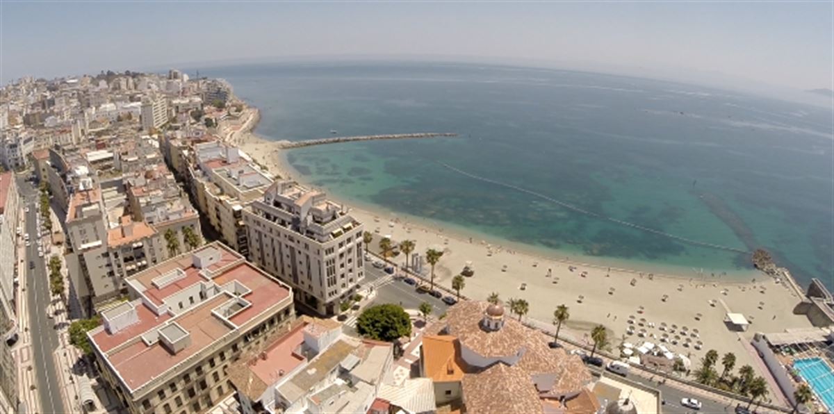Imagen de uno de los arenales de Ceuta