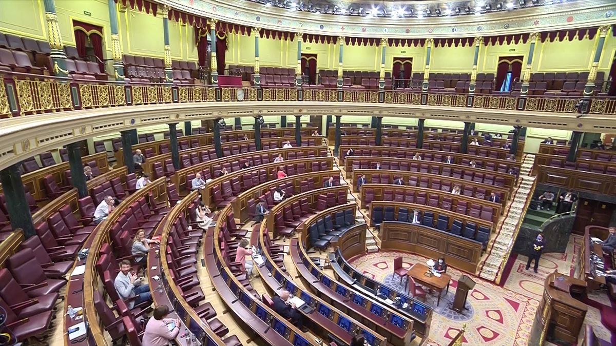 Imagen del Congreso de los Diputados, en Madrid