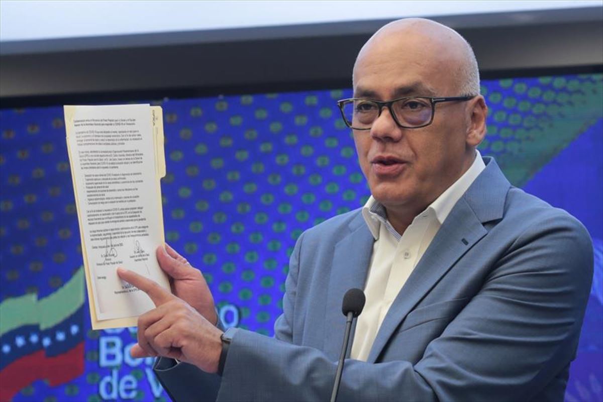 El ministro Jorge Rodríguez ha presentado el acuerdo