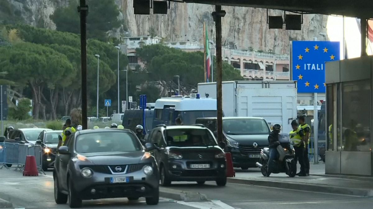 Frontera de Italia. Imagen obtenida de un vídeo de EiTB.