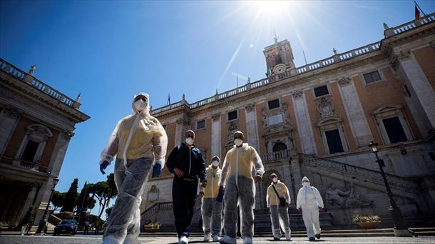 Campidoglio (Erroma), larunbat honetan. Argazkia: EFE