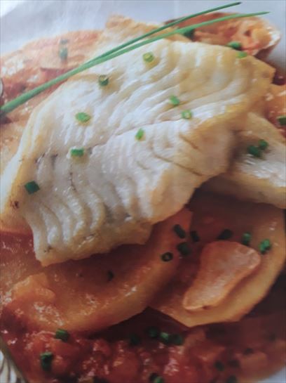 Rodaballo con txakoli