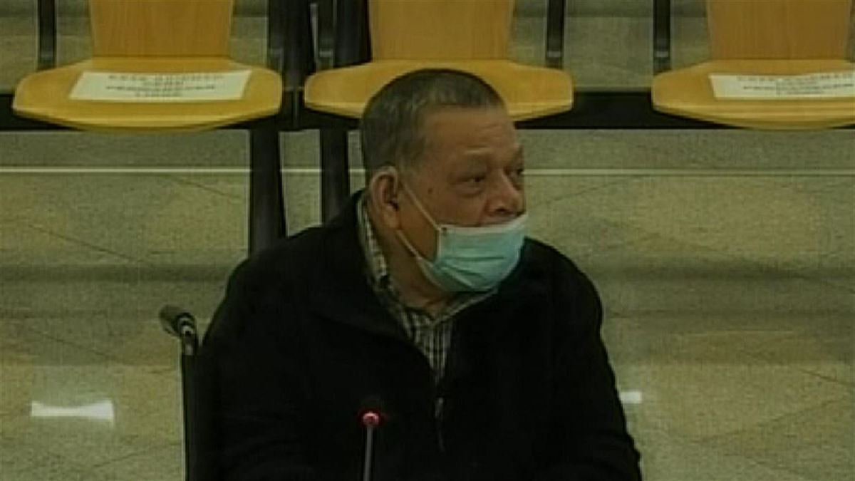 Inocencio Montano, en una sesión del juicio