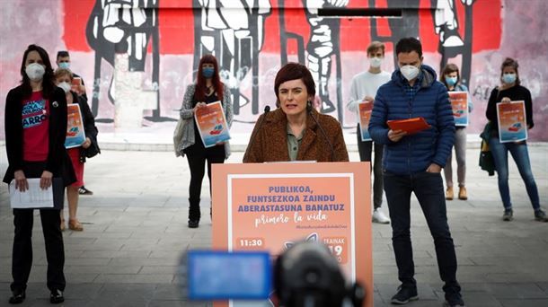 Garbiñe Aranburu y Mikel Lakuntza. Foto: Efe