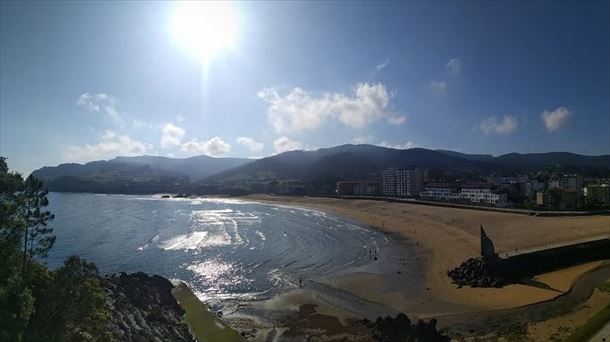 Imagen de archivo de la playa de Bakio