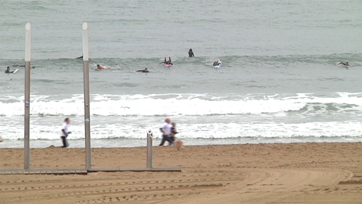 No se podrá hacer deporte en las playas vizcaínas de 11:00 a 20:00 horas