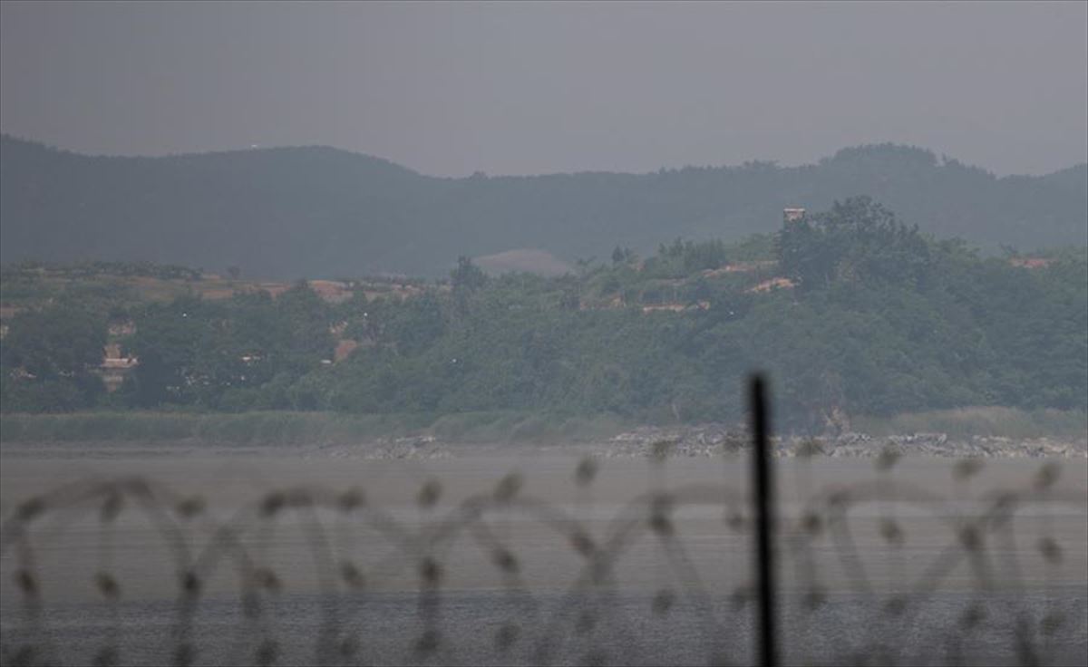 Imagen de una zona desmilitarizada de Corea del Norte