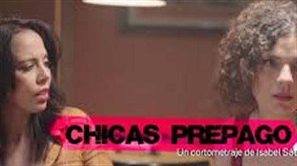 Imagen del teaser del corto "Chicas prepago"