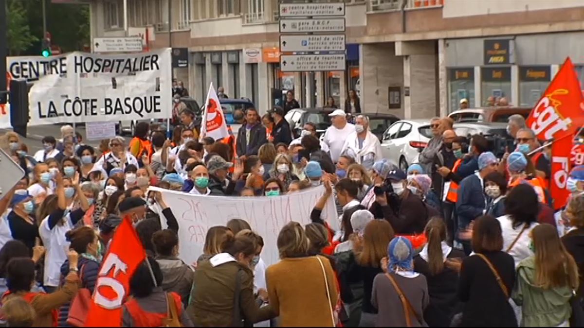 Protestas en Iparralde / EiTB