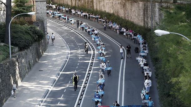 Marcha de Sare en Pamplona. Foto: EFE