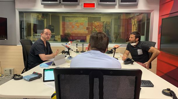 Víctor García, Dani Álvarez y Alex Txikon