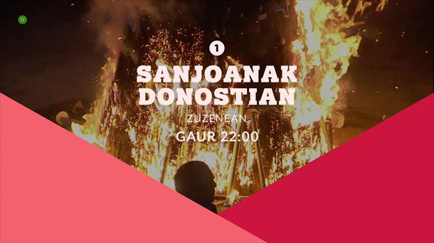 'Sanjoanak Donostian' programa eskainiko du ETB1ek ekainaren 23an