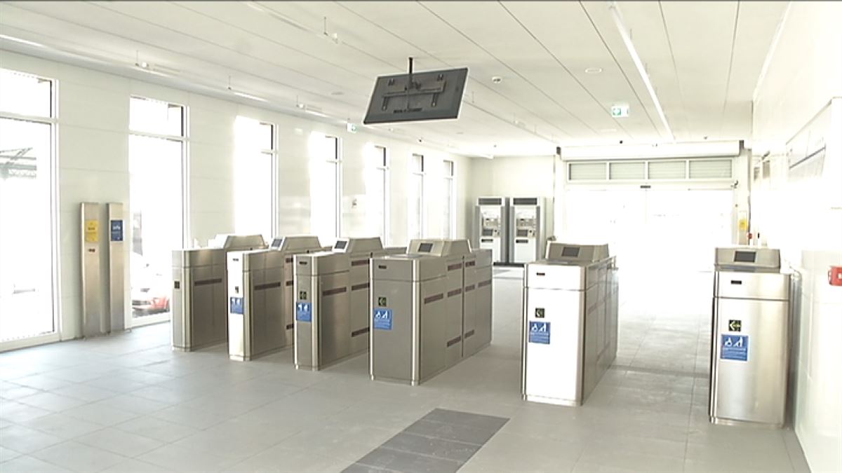 La nueva estación de Euskotren en Hendaia