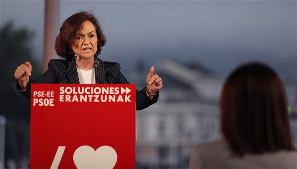 Carmen Calvo. Argazkia: EFE