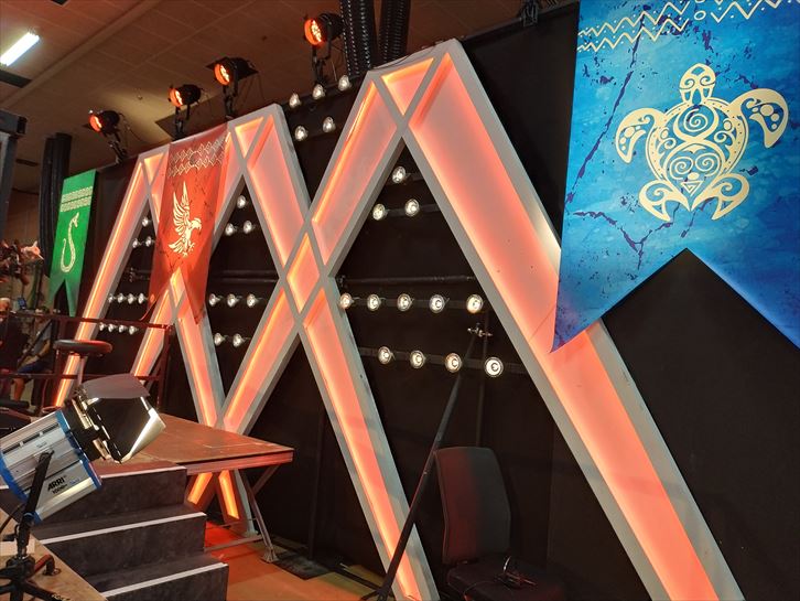 El plató de "El Conquis", listo para la gran final