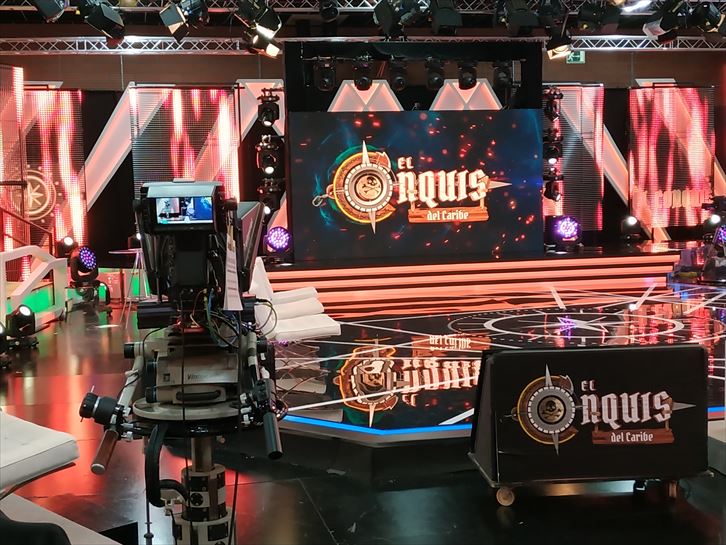 El plató de "El Conquis", listo para la gran final