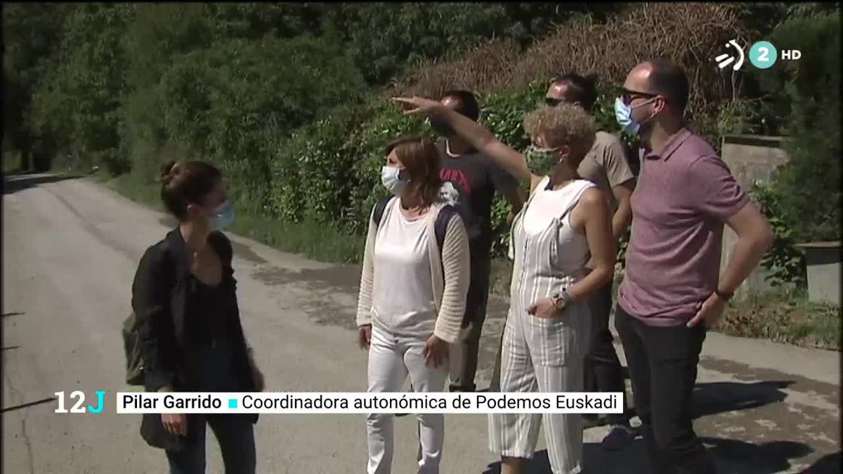 Elkarrekin Podemos-IU. Imagen obtenida de un vídeo de ETB.