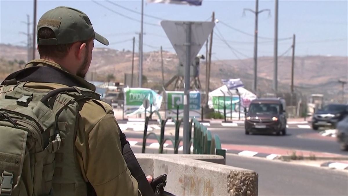 Cisjordania. Imagen obtenida de un vídeo de ETB.