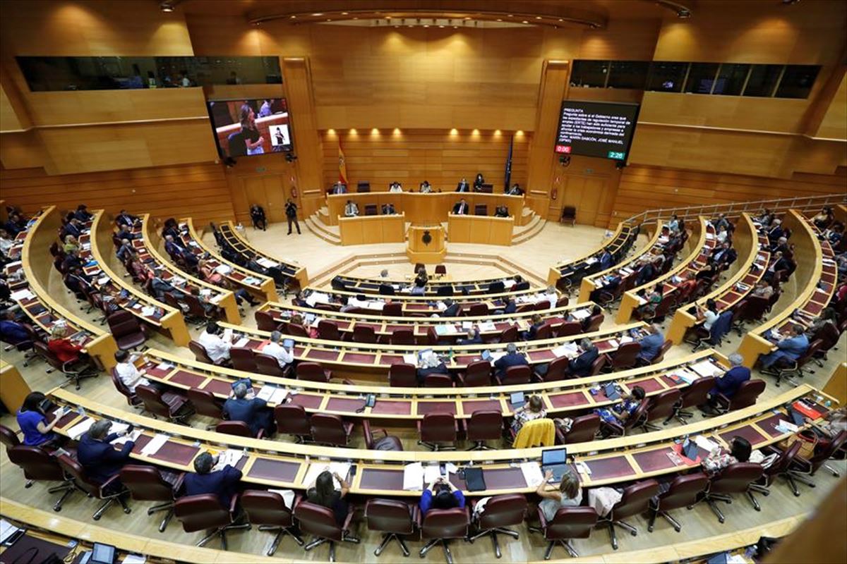 Interior del Senado español. Foto de archivo: EFE
