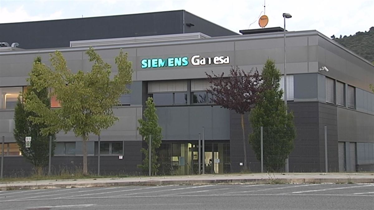 La planta de Siemens Gamesa en Aoiz. 