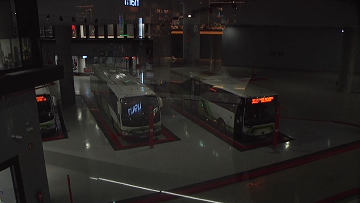 Intermodal de Bilbao. Imagen obtenida de un vídeo de ETB.