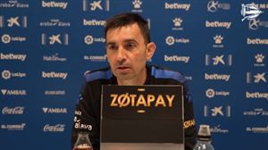 Asier Garitano: ''Lo más importante es que dependemos de nosotros''