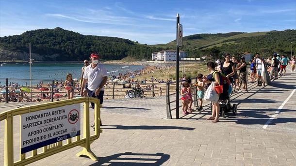 Playa de Gorliz (Bizkaia). Foto: EFE