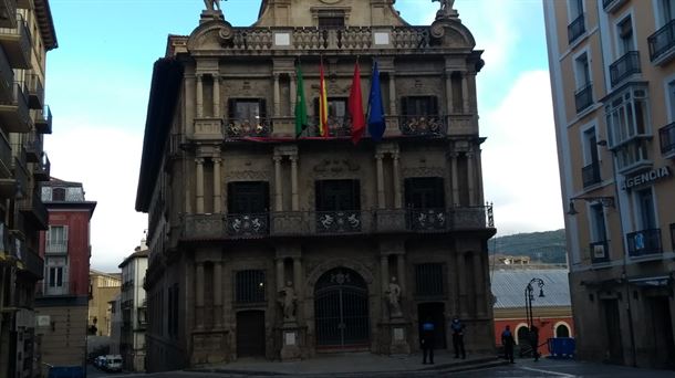 Plaza del Ayuntamiento vacía el 6 de julio de 2020                                                  