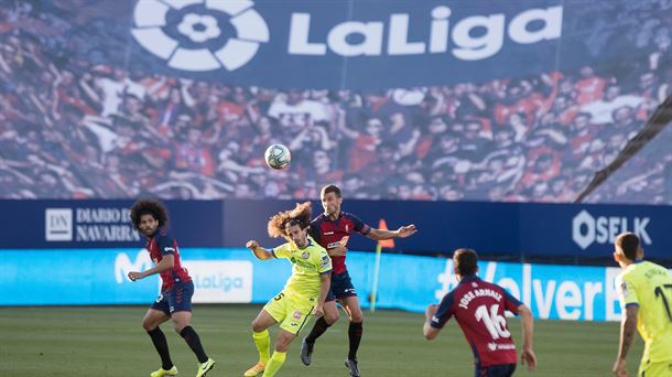 Osasuna planta cara al Getafe y suma un punto (0-0). 