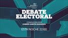 El debate electoral, hoy, a las 22:00, en ETB2 y eitb.eus