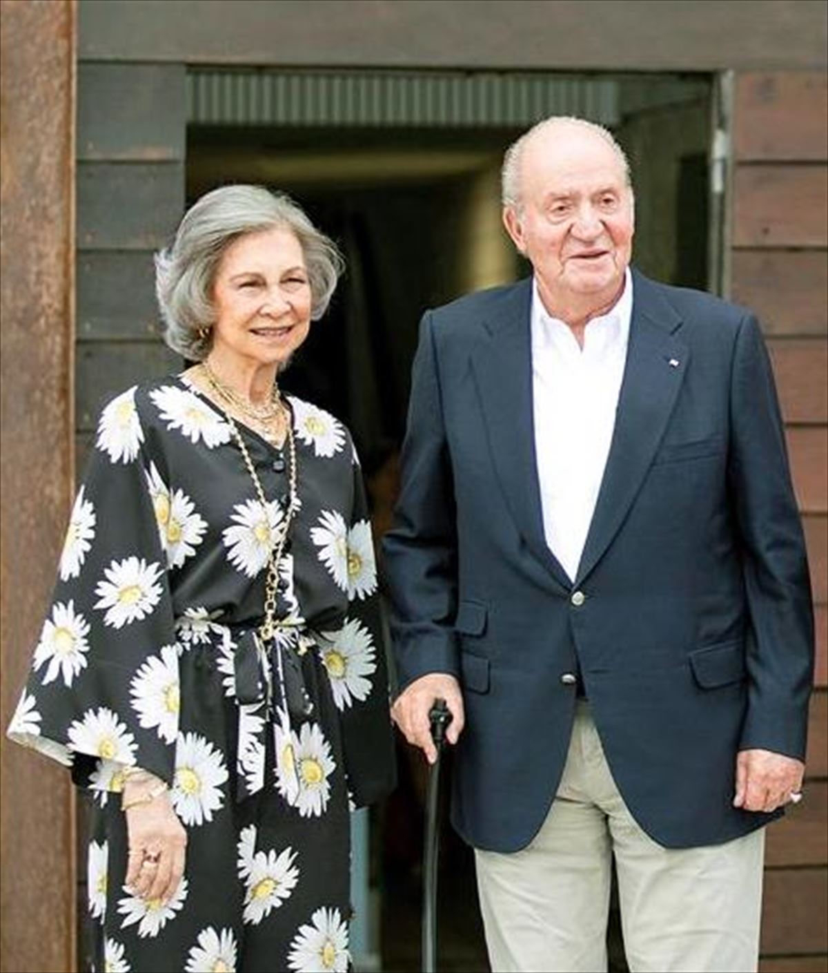 La reina Sofía y Juan Carlos I en una imagen de archivo.