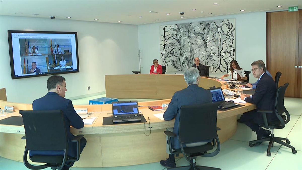 Gobierno de Galicia. Imagen obtenida de un vídeo de ETB.