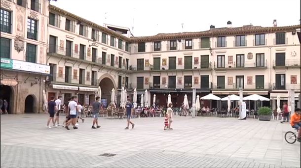 La plaza de Tudela.