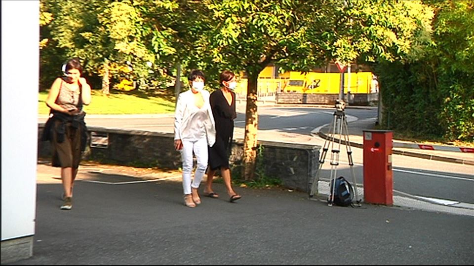 Urkulluren iritsiera EAJren egoitzara. Irudia: EiTB