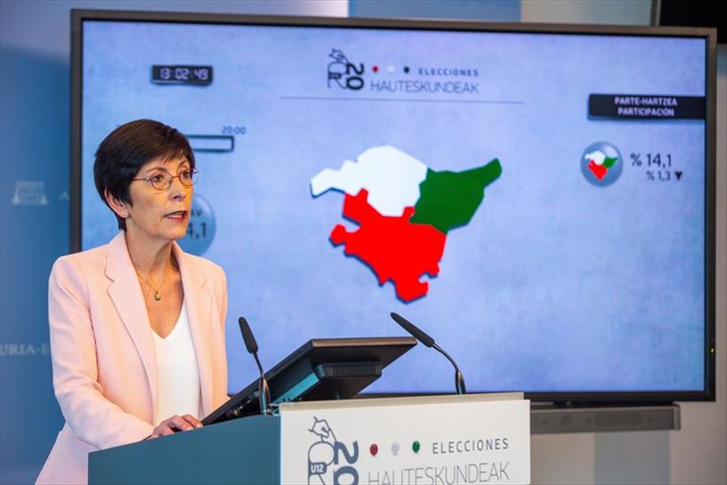 Estefania Beltrán de Herediak lehen datuak eman ditu. Irudia: EITB