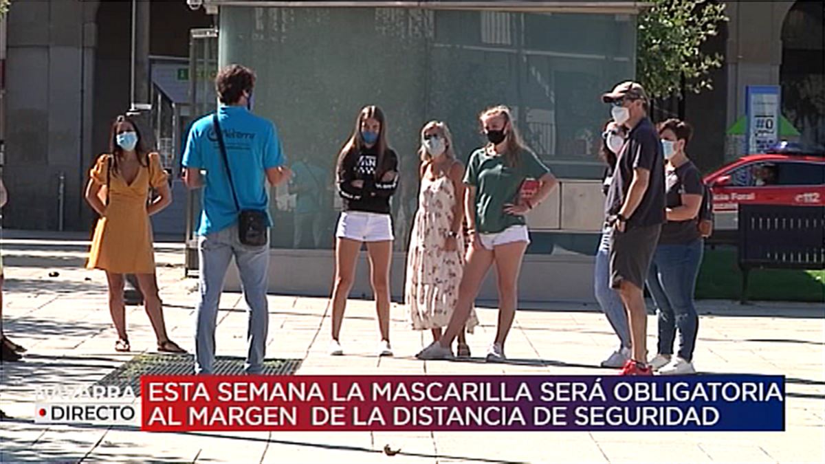 Gobierno de Navarra obligará el uso de mascarillas