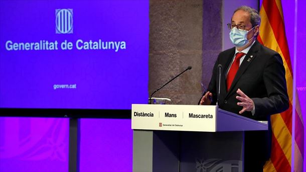 El president de la Generalitat, Quim Torra, este lunes