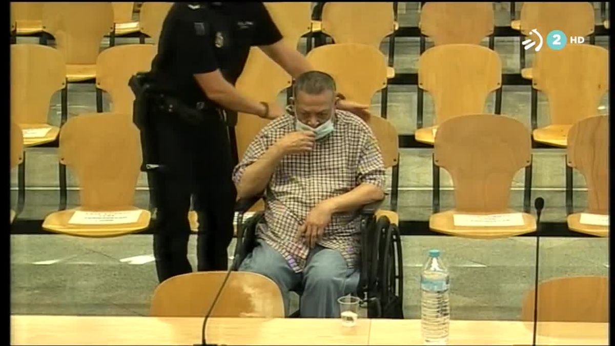 Inocencio Montano, en una sesión del juicio.