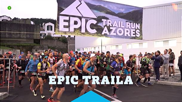 Salida de la prueba Epic Trail Run Azores, donde participa Zigor Iturrieta