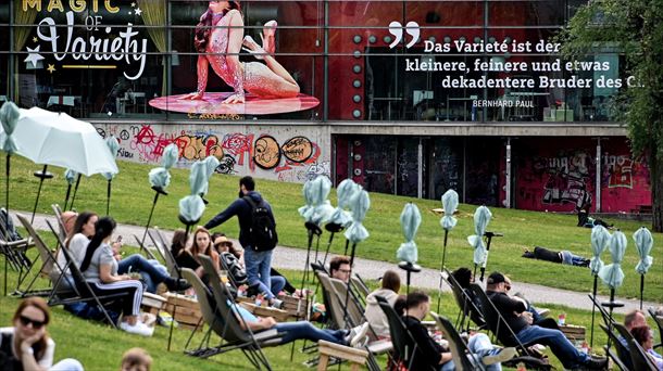 Un parque de Dusseldorf, Alemania.