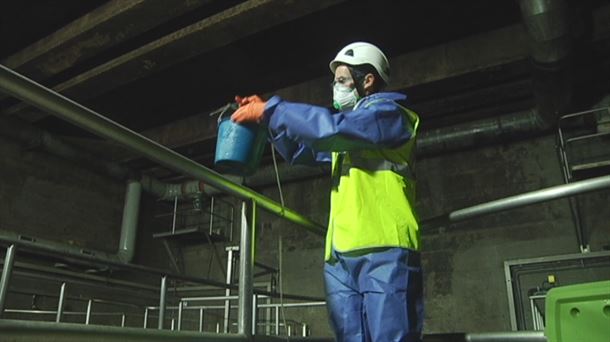 Trabajador del Consorcio de Aguas de Bilbao. 