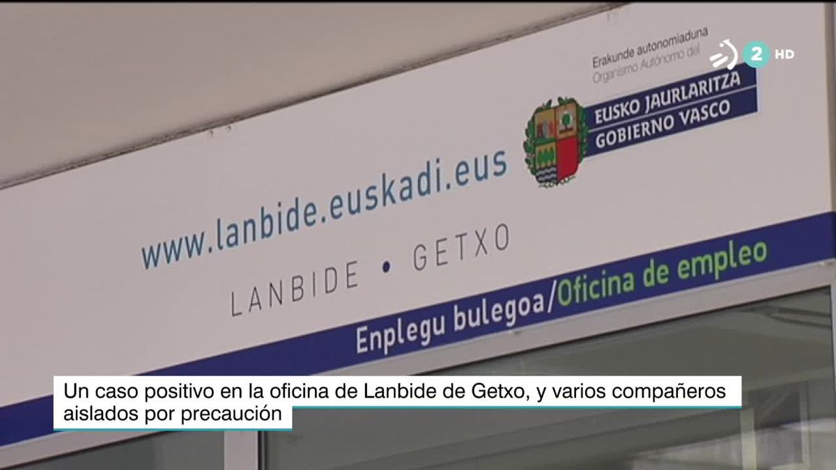 Oficina de Lanbide en Getxo. Imagen tomada de un video de EiTB.